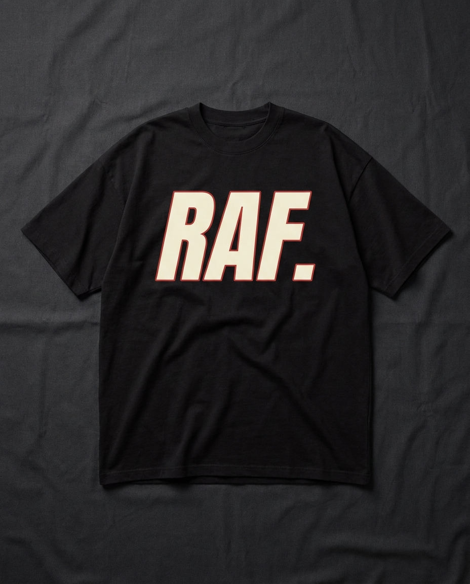 Tee noir BELOVD — RAF.