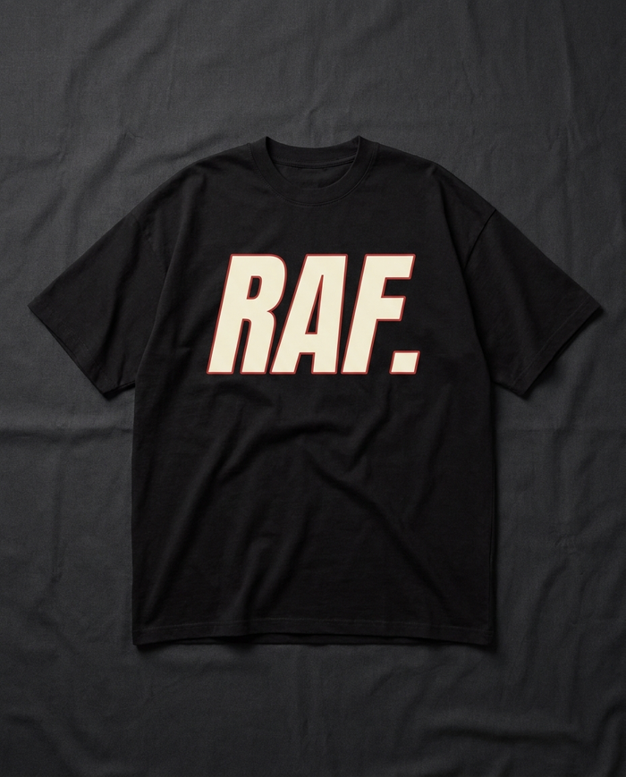 Tee noir BELOVD — RAF.
