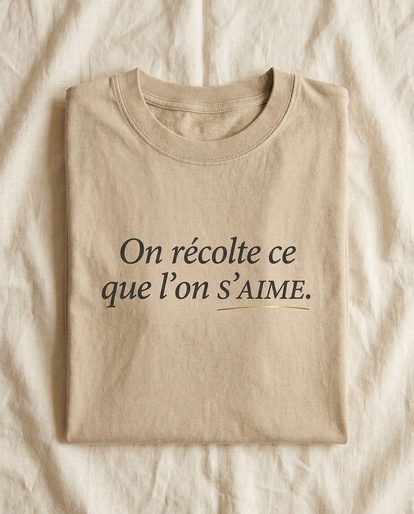 On récolte ce que l'on s'aime.